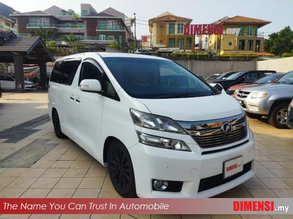 sell Toyota Vellfire 2013 2.4 CC for RM 99980.00 -- dimensi.my