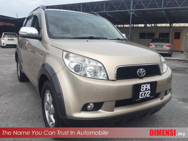 sell Toyota Rush 2008 1500 CC for RM 36900.00 -- dimensi.my