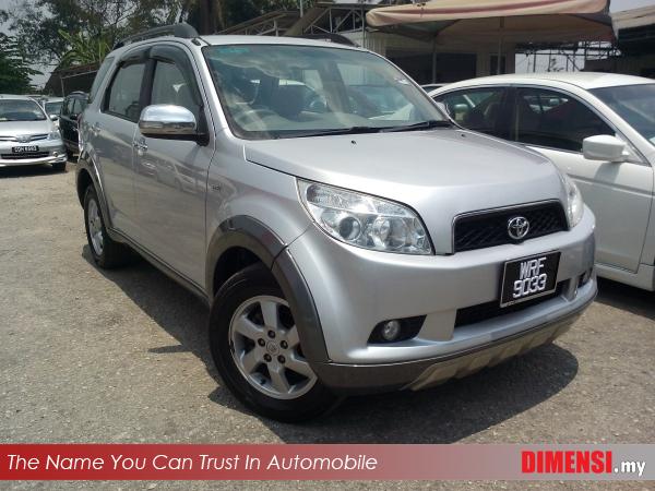 sell Toyota Rush 2008 1.5 CC for RM 37800.00 -- dimensi.my