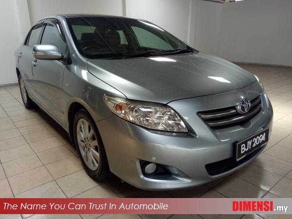 sell Toyota Altis 2008 1.8 CC for RM 45800.00 -- dimensi.my