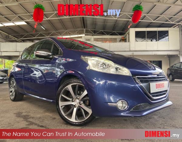 sell Peugeot 208 2014 1.6 CC for RM 25800.00 -- dimensi.my