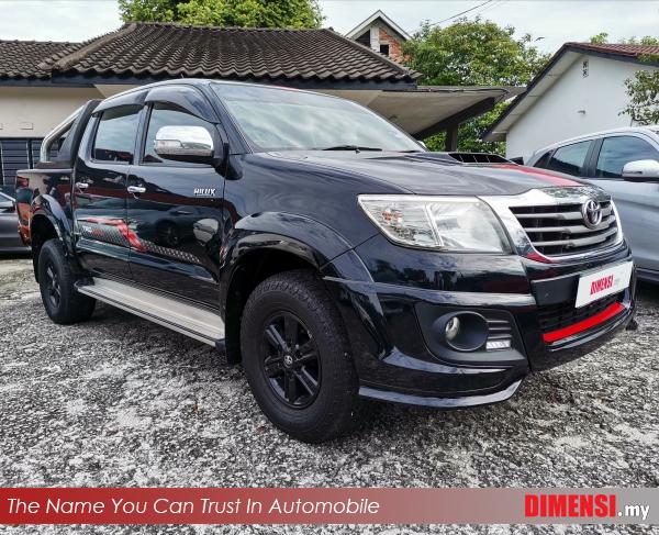 sell Toyota Hilux 2015 2.5 CC for RM 85900.00 -- dimensi.my