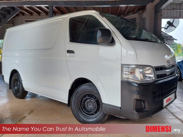 sell Toyota Hiace 2011 2.5 CC for RM 56890.00 -- dimensi.my