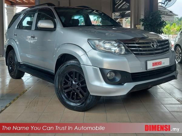 sell Toyota Fortuner 2013 2.7 CC for RM 59880.00 -- dimensi.my