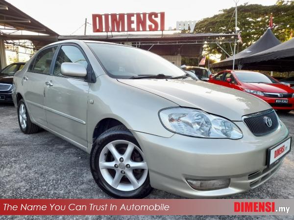 sell Toyota Altis 2002 1.8 CC for RM 16880.00 -- dimensi.my