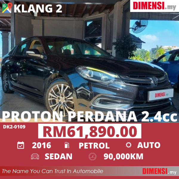 sell Proton Perdana 2016 2.4 CC for RM 61890.00 -- dimensi.my