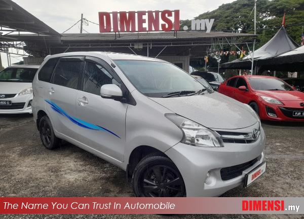 sell Toyota Avanza 2013 1.5 CC for RM 31980.00 -- dimensi.my