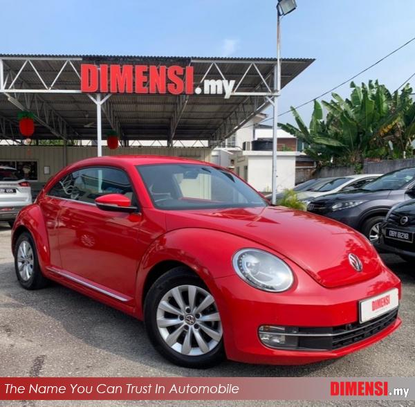 sell Volkswagen Beetle 2014 1.2 CC for RM 53980.00 -- dimensi.my