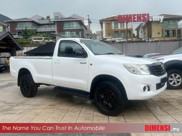 sell Toyota Hilux 2013 2.5 CC for RM 58980.00 -- dimensi.my