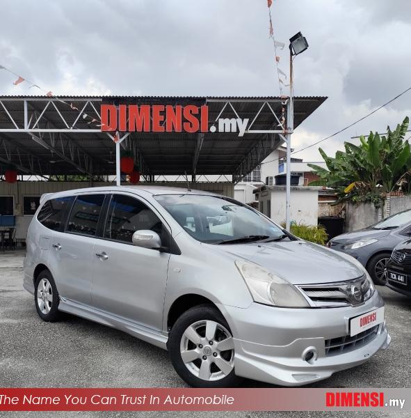 sell Nissan Grand Livina 2011 1.8 CC for RM 21980.00 -- dimensi.my