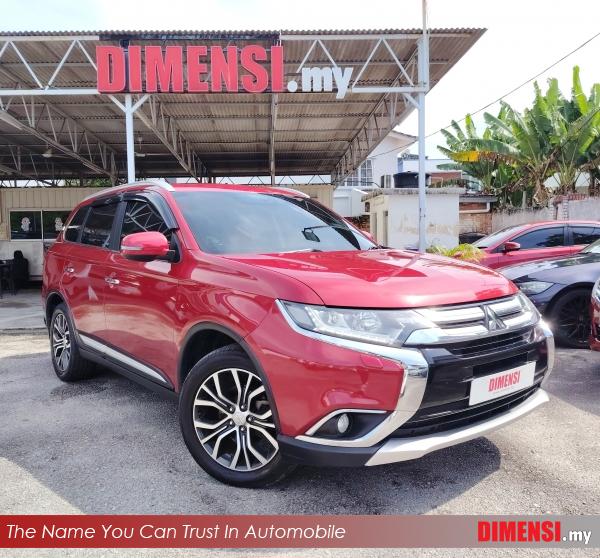 sell Mitsubishi Outlander 2016 2.4 CC for RM 53980.00 -- dimensi.my