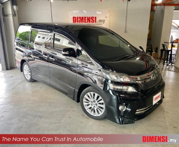 sell Toyota Vellfire 2012 2.4 CC for RM 63980.00 -- dimensi.my