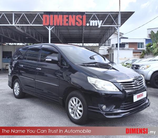 sell Toyota Innova 2013 2.0 CC for RM 33980.00 -- dimensi.my