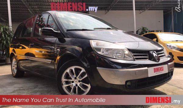 sell Renault Grand Scenic 2005 2.0 CC for RM 9800.00 -- dimensi.my