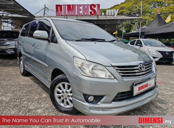 sell Toyota Innova 2013 2.0 CC for RM 31700.00 -- dimensi.my