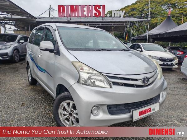 sell Toyota Avanza 2014 1.5 CC for RM 25700.00 -- dimensi.my