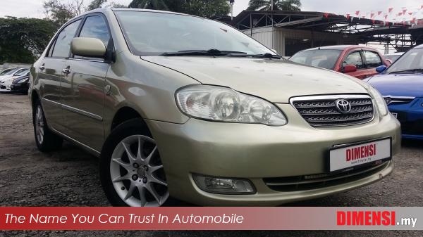 sell Toyota Altis 2005 1.8 CC for RM 24800.00 -- dimensi.my