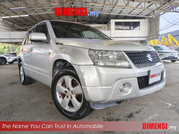 sell Suzuki Grand Vitara 2008 2.0 CC for RM 9800.00 -- dimensi.my
