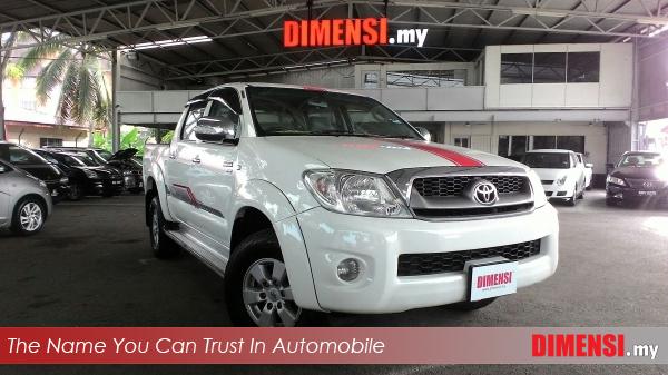 sell Toyota Hilux 2010 2.5 CC for RM 59800.00 -- dimensi.my