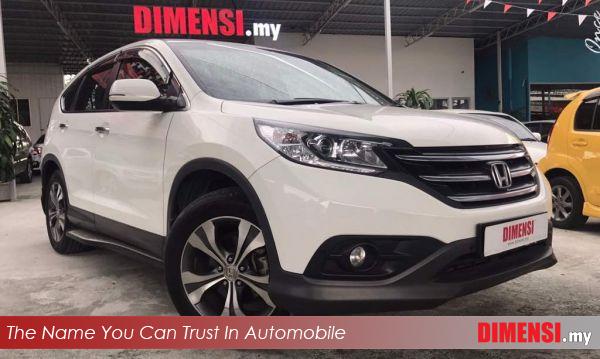 sell Honda CR-V 2013 2.4 CC for RM 96900.00 -- dimensi.my