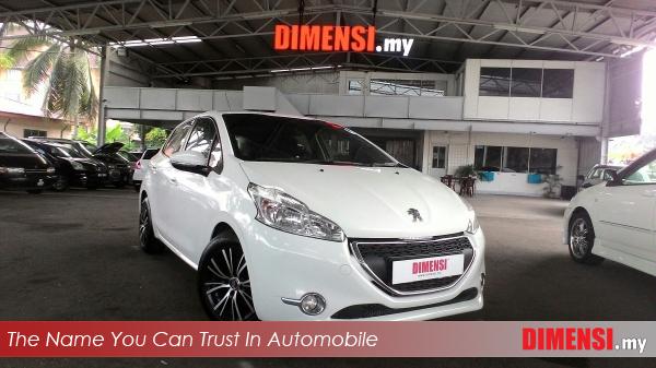 sell Peugeot 208 2013 1.6 CC for RM 43800.00 -- dimensi.my