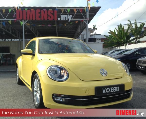 sell Volkswagen Beetle 2013 1.2 CC for RM 77900.00 -- dimensi.my