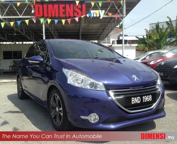 sell Peugeot 208 2015 1.6 CC for RM 44900.00 -- dimensi.my