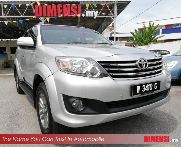 sell Toyota Fortuner 2013 2.7 CC for RM 99900.00 -- dimensi.my