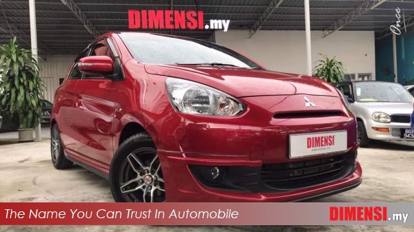 sell Mitsubishi Mirage 2015 1.2 CC for RM 36800.00 -- dimensi.my