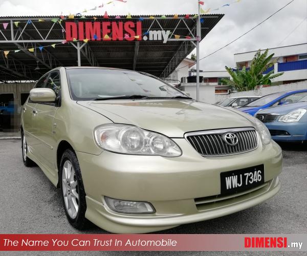 sell Toyota Altis 2007 1.8 CC for RM 29900.00 -- dimensi.my