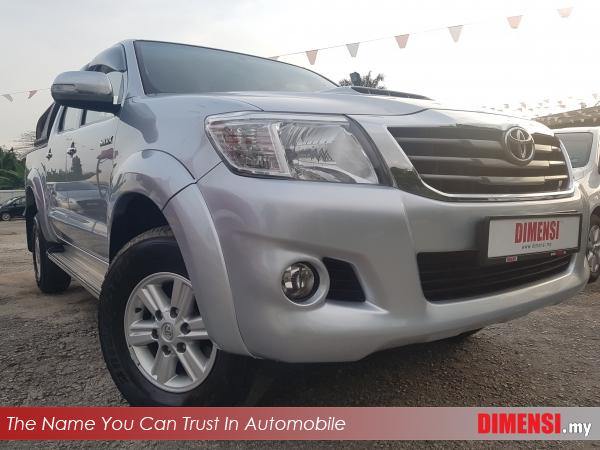 sell Toyota Hilux 2014 2.5 CC for RM 67800.00 -- dimensi.my