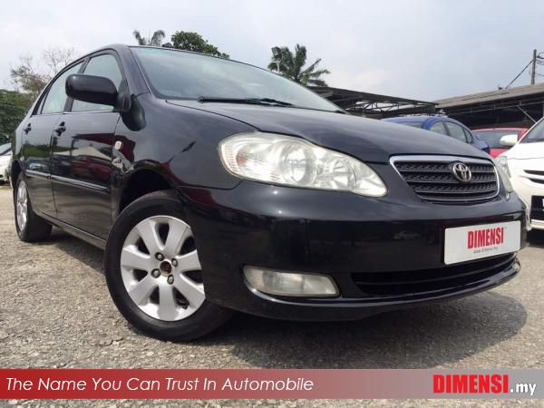 sell Toyota Altis 2005 1.6 CC for RM 22800.00 -- dimensi.my