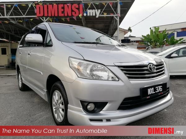 sell Toyota Innova 2012 2.0 CC for RM 58900.00 -- dimensi.my