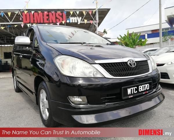 sell Toyota Innova 2006 2.0 CC for RM 27900.00 -- dimensi.my