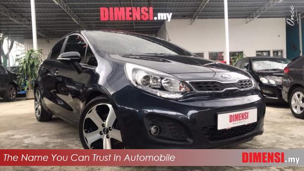 sell Kia Rio 2014 1.4 CC for RM 40800.00 -- dimensi.my