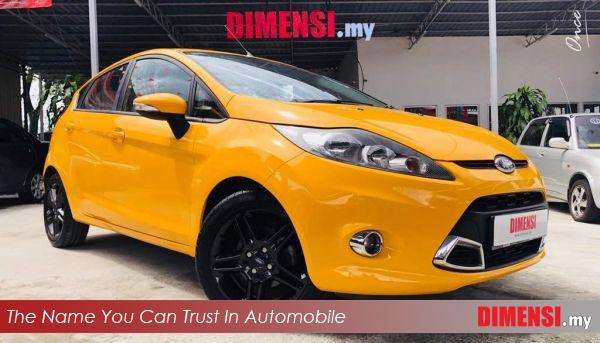 sell Ford Fiesta 2012 1.6 CC for RM 32800.00 -- dimensi.my