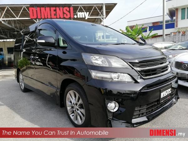 sell Toyota Vellfire 2011 2.4 CC for RM 147900.00 -- dimensi.my