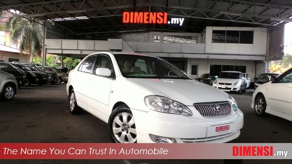 sell Toyota Altis 2005 1.6 CC for RM 23800.00 -- dimensi.my