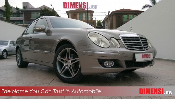 sell Mercedes Benz E200 2008 1.8 CC for RM 57800.00 -- dimensi.my