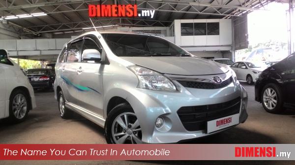 sell Toyota Avanza 2012 1.5 CC for RM 42800.00 -- dimensi.my