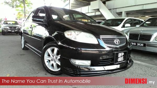 sell Toyota Vios 2005 1.5 CC for RM 28800.00 -- dimensi.my
