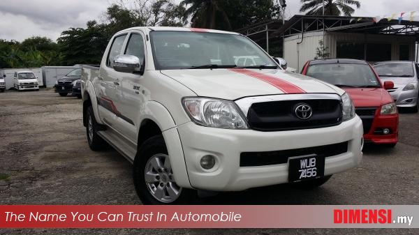sell Toyota Hilux 2010 2.5 CC for RM 56800.00 -- dimensi.my