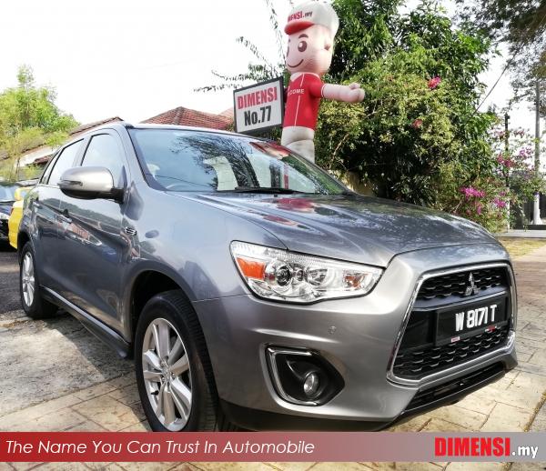 sell Mitsubishi ASX 2014 2.0 CC for RM 69900.00 -- dimensi.my