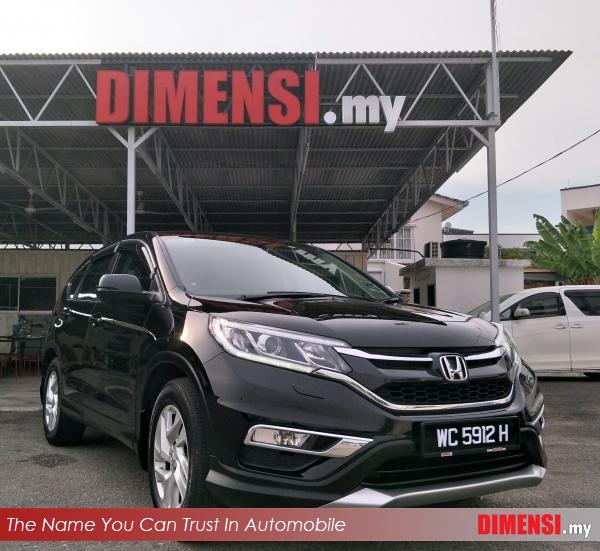 sell Honda CR-V 2015 2.0 CC for RM 89900.00 -- dimensi.my