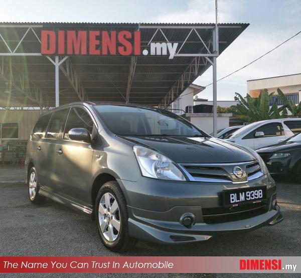 sell Nissan Grand Livina 2011 1.6 CC for RM 33900.00 -- dimensi.my