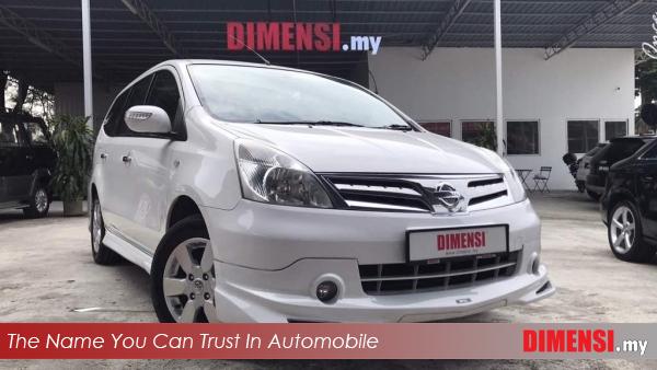 sell Nissan Grand Livina 2013 1.8 CC for RM 46800.00 -- dimensi.my