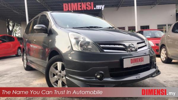 sell Nissan Grand Livina 2013 1.8 CC for RM 45900.00 -- dimensi.my