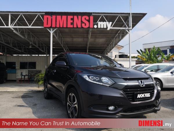 sell Honda HR-V 2017 1.8 CC for RM 91900.00 -- dimensi.my