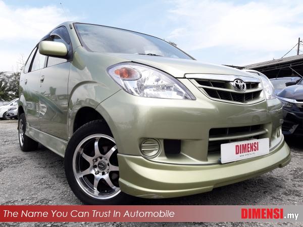 sell Toyota Avanza 2008 1.3 CC for RM 20800.00 -- dimensi.my