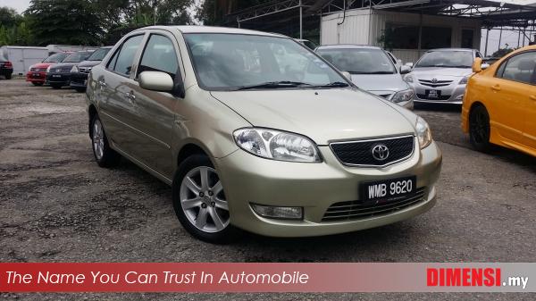 sell Toyota Vios 2004 1.5 CC for RM 25800.00 -- dimensi.my